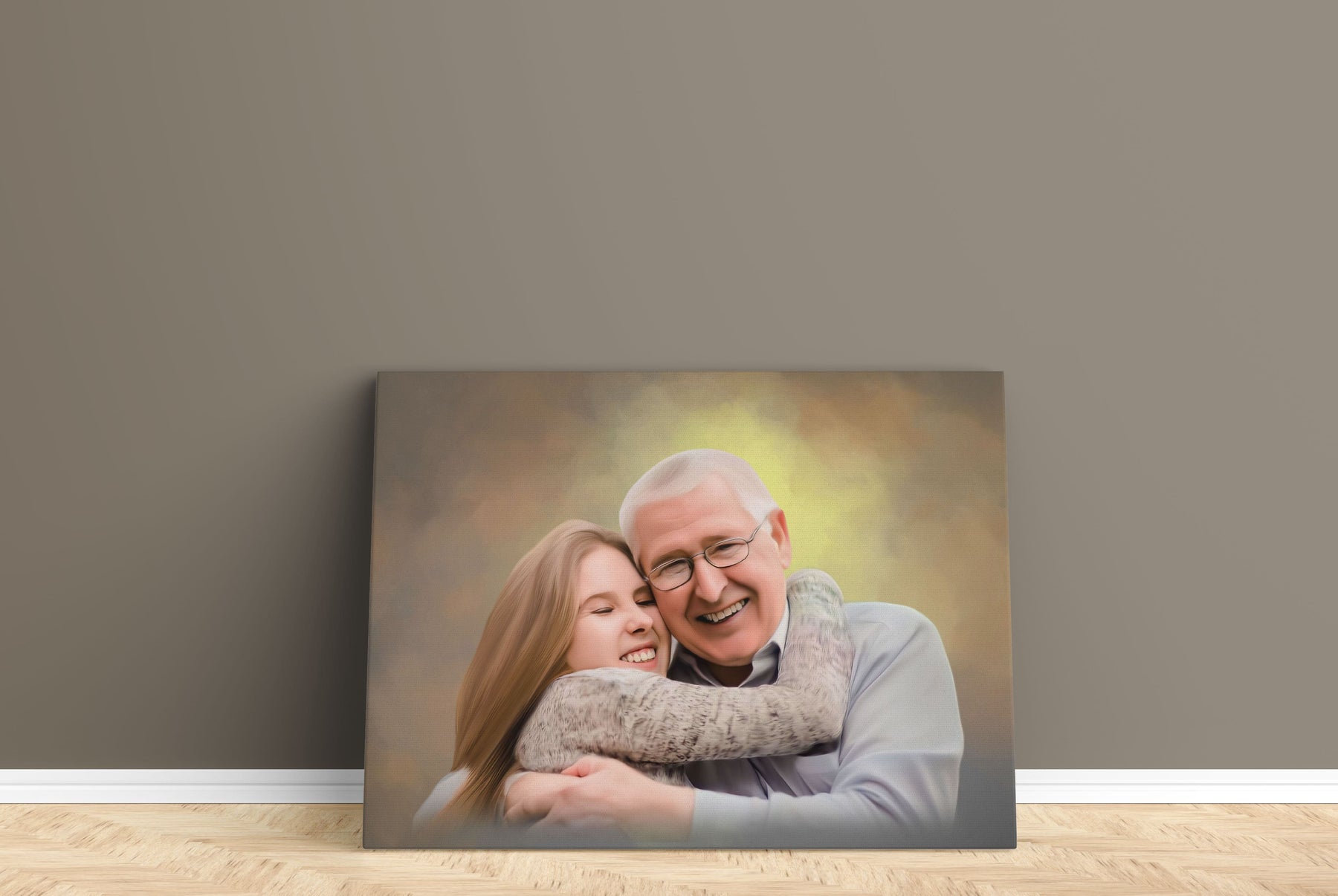 Personalized Father's Day Portrait Painting - Celebrate Dad