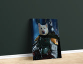 Boba Fett Royal Pet Portrait Signature Arts