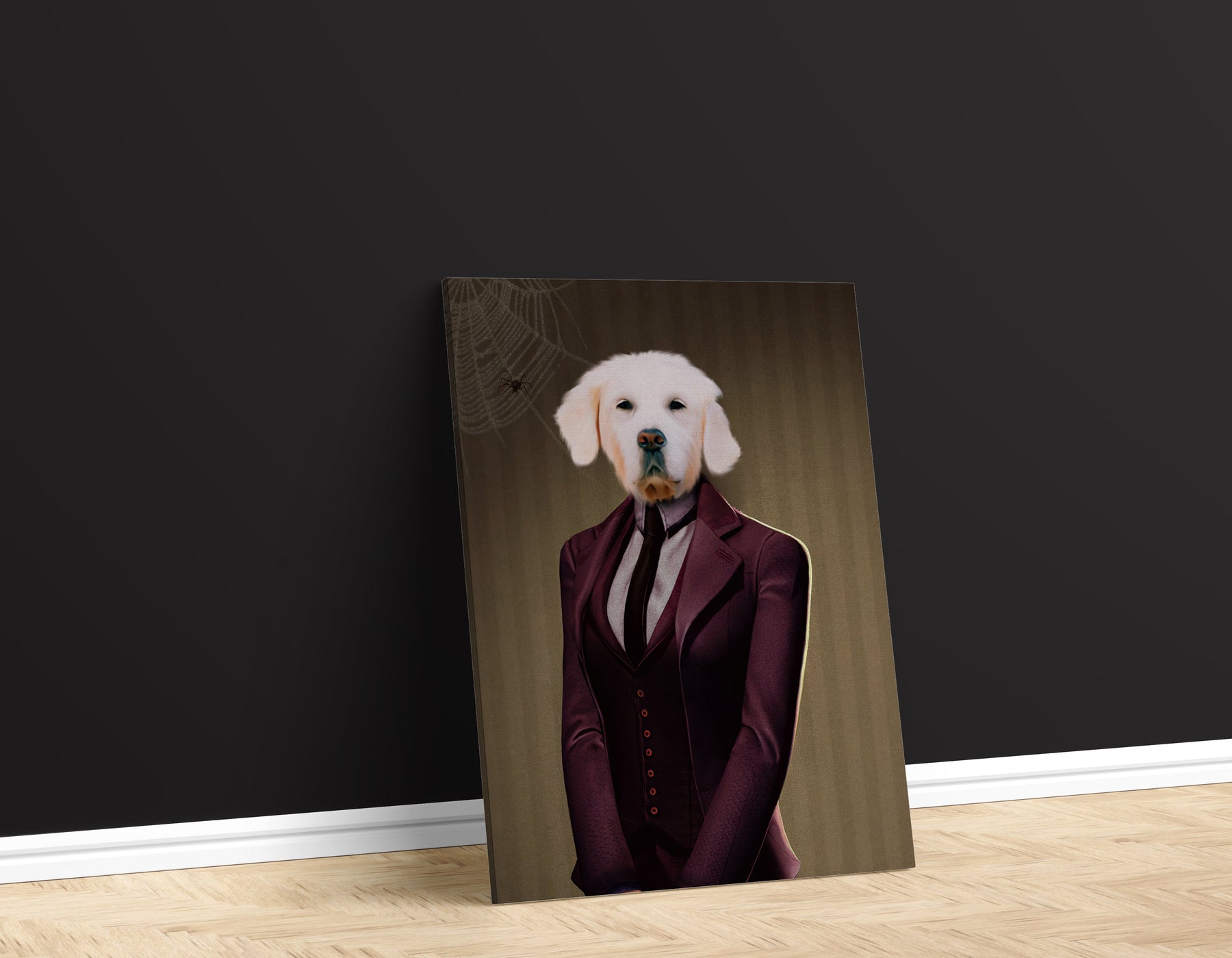 Office Girl Pet Portrait Signature Arts