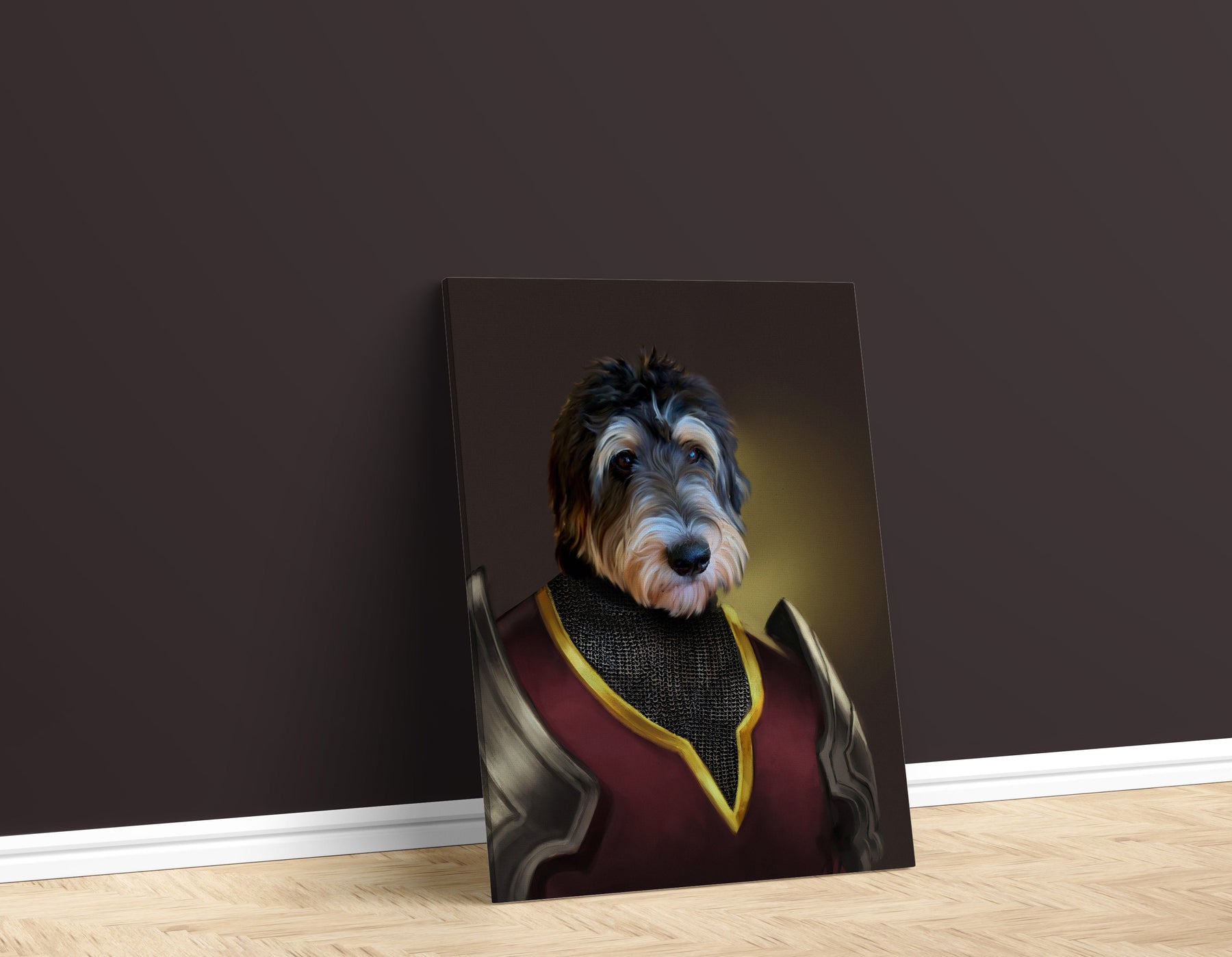 The Knight Pet Portrait Signature Arts